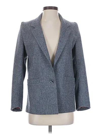 Pre-owned Assorted Brands Blazer Jacket In Gray