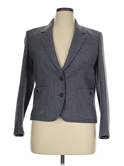 Pre-owned Assorted Brands Blazer Jacket In Gray