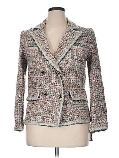 Pre-owned Assorted Brands Blazer Jacket In Gray