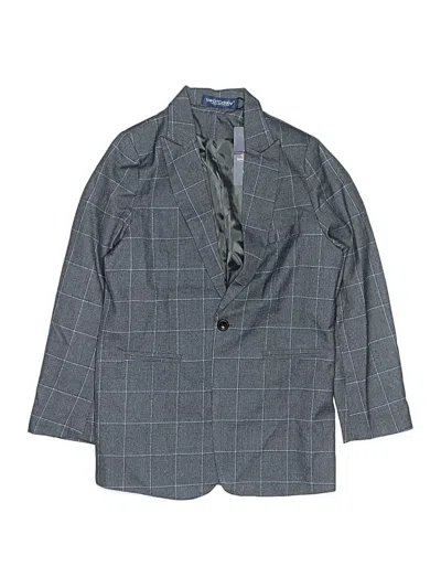 Pre-owned Assorted Brands Kids' Blazer Jacket In Gray