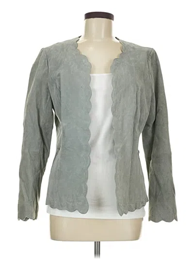 Pre-owned Assorted Brands Blazer Jacket In Gray