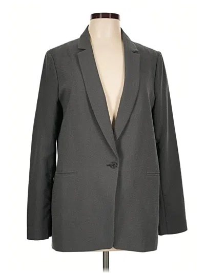 Pre-owned Assorted Brands Blazer Jacket In Gray