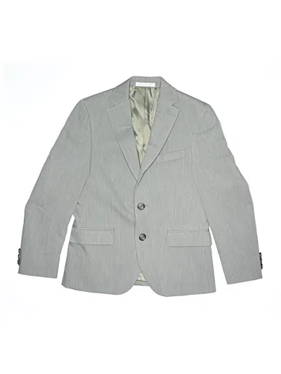 Pre-owned Assorted Brands Kids' Blazer Jacket In Gray