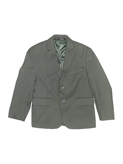 Pre-owned Assorted Brands Kids' Blazer Jacket In Green