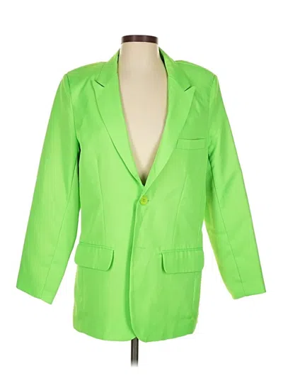 Pre-owned Assorted Brands Blazer Jacket In Green