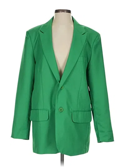 Pre-owned Assorted Brands Blazer Jacket In Green