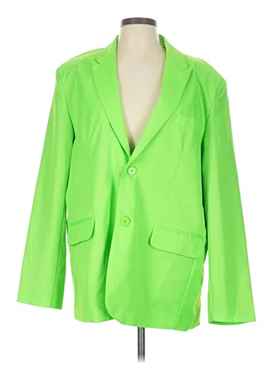 Pre-owned Assorted Brands Blazer Jacket In Green