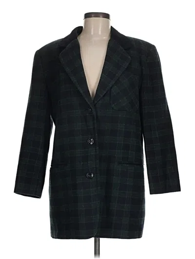 Pre-owned Assorted Brands Blazer Jacket In Green