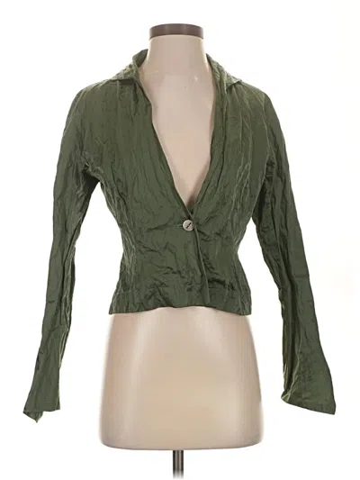 Pre-owned Assorted Brands Blazer Jacket In Green