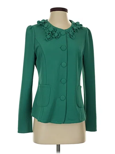Pre-owned Assorted Brands Blazer Jacket In Green