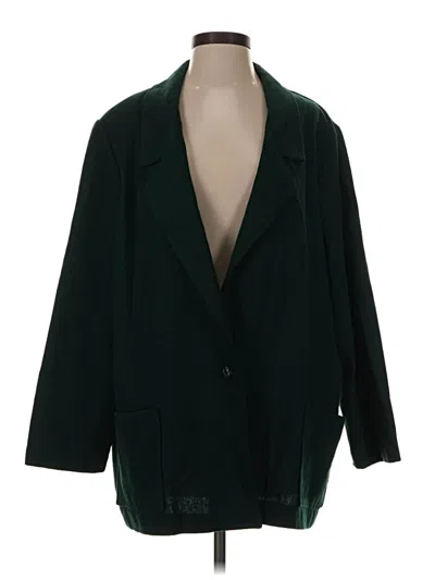 Pre-owned Assorted Brands Blazer Jacket In Green