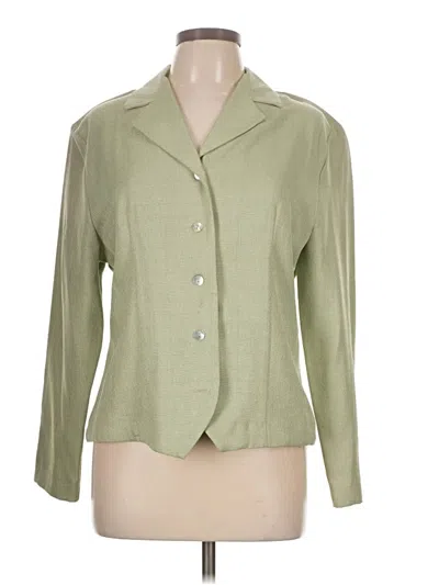 Pre-owned Assorted Brands Blazer Jacket In Green