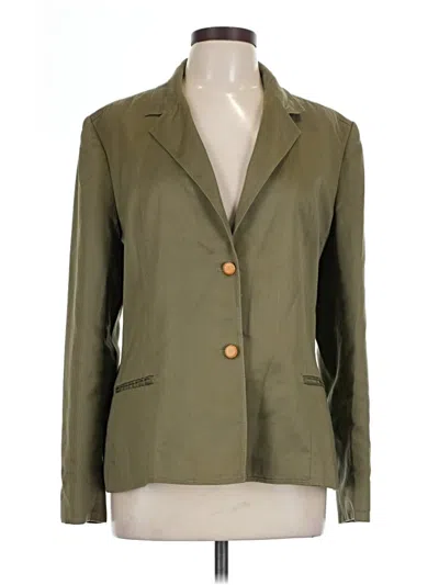 Pre-owned Assorted Brands Blazer Jacket In Green