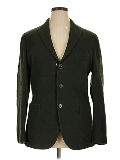 Pre-owned Assorted Brands Blazer Jacket In Green
