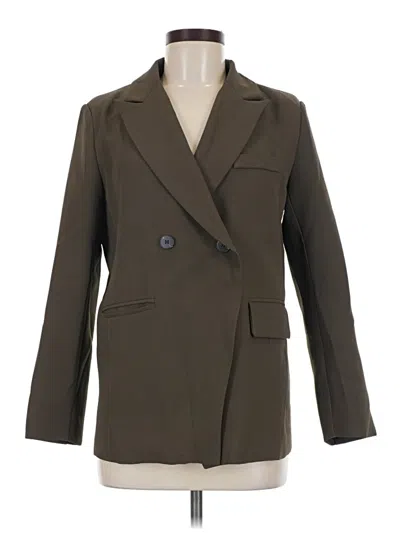 Pre-owned Assorted Brands Blazer Jacket In Green