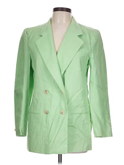 Pre-owned Assorted Brands Blazer Jacket In Green