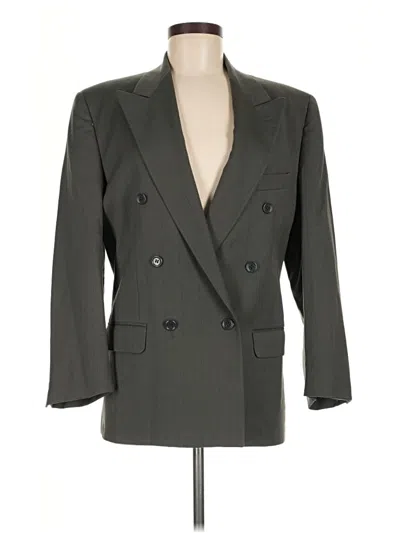 Pre-owned Assorted Brands Blazer Jacket In Green