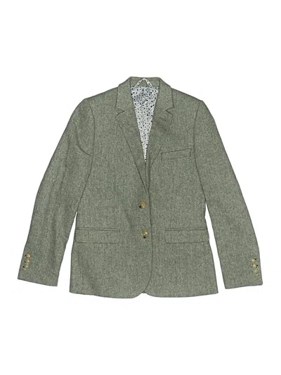 Pre-owned Assorted Brands Kids' Blazer Jacket In Green