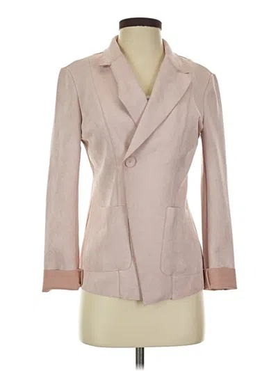 Pre-owned Assorted Brands Blazer Jacket In Ivory