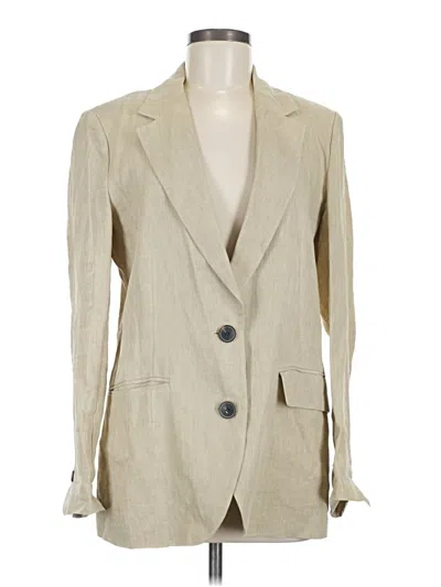 Pre-owned Assorted Brands Blazer Jacket In Ivory