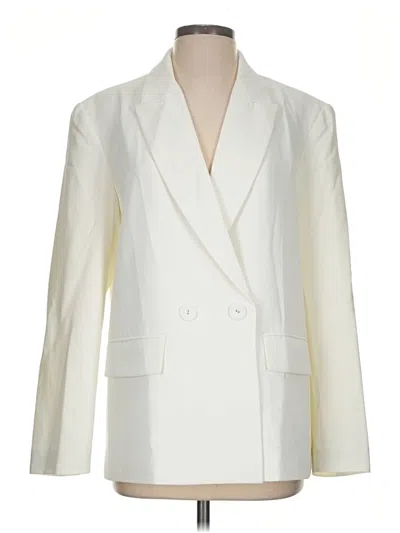 Pre-owned Assorted Brands Blazer Jacket In Ivory