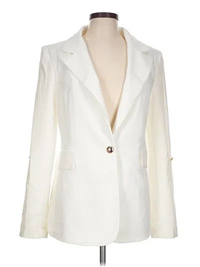 Pre-owned Assorted Brands Blazer Jacket In Ivory