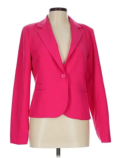Pre-owned Assorted Brands Blazer Jacket In Pink