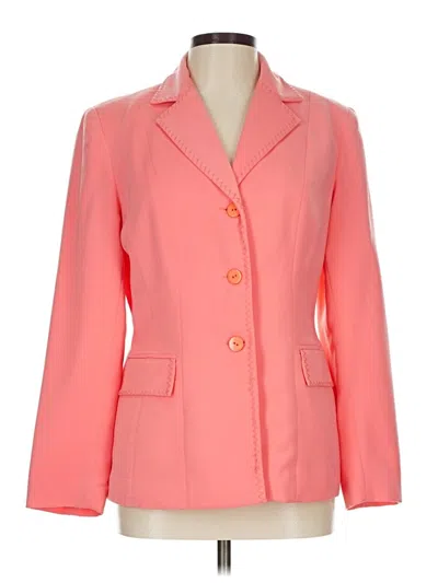 Pre-owned Assorted Brands Blazer Jacket In Pink