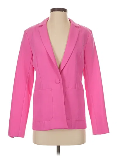 Pre-owned Assorted Brands Blazer Jacket In Pink