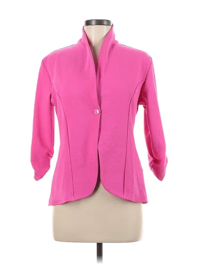 Pre-owned Assorted Brands Blazer Jacket In Pink