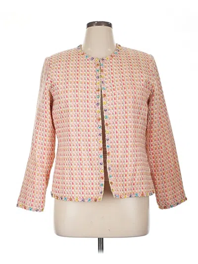 Pre-owned Assorted Brands Blazer Jacket In Pink