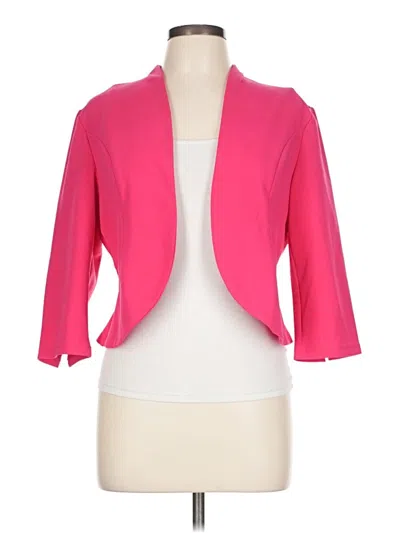 Pre-owned Assorted Brands Blazer Jacket In Pink