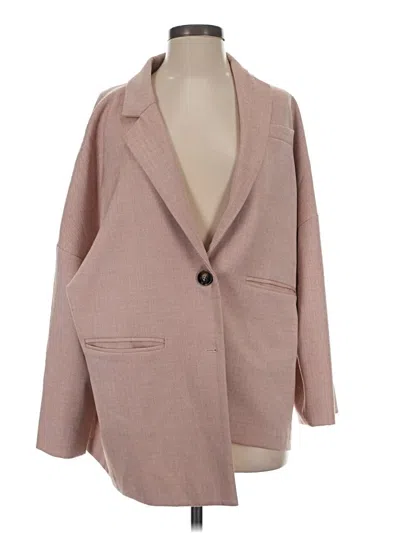 Pre-owned Assorted Brands Blazer Jacket In Pink