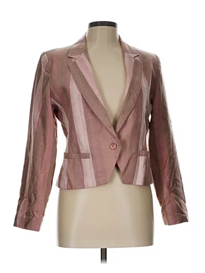 Pre-owned Assorted Brands Blazer Jacket In Pink