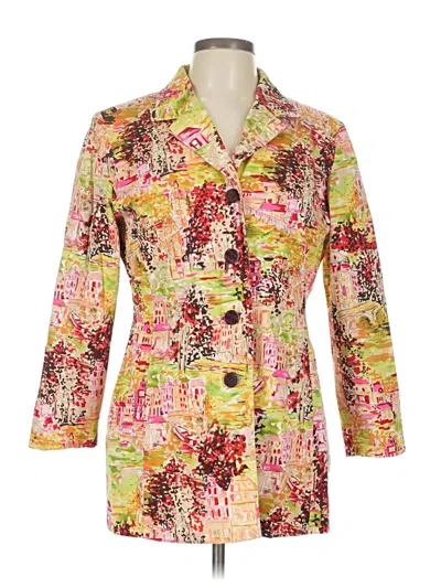 Pre-owned Assorted Brands Blazer Jacket In Pink