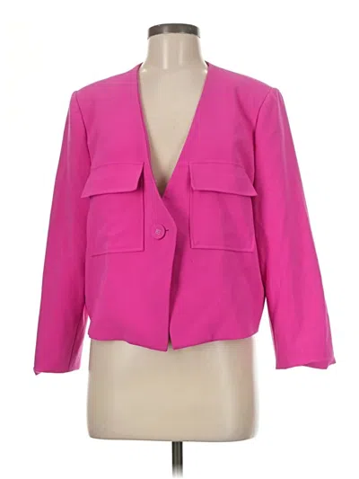 Pre-owned Assorted Brands Blazer Jacket In Pink