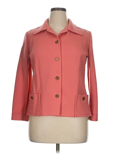 Pre-owned Assorted Brands Blazer Jacket In Pink