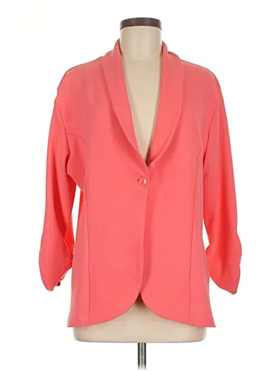 Pre-owned Assorted Brands Blazer Jacket In Pink
