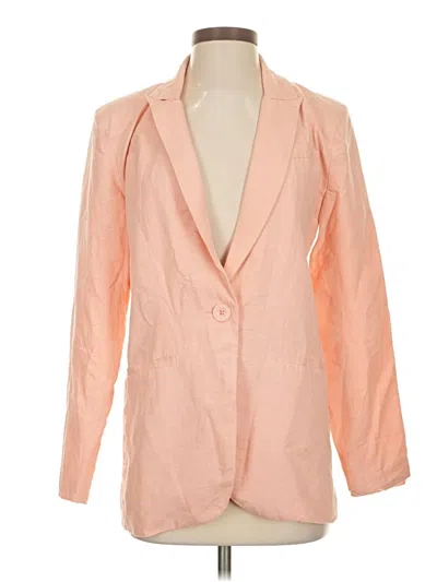 Pre-owned Assorted Brands Blazer Jacket In Pink