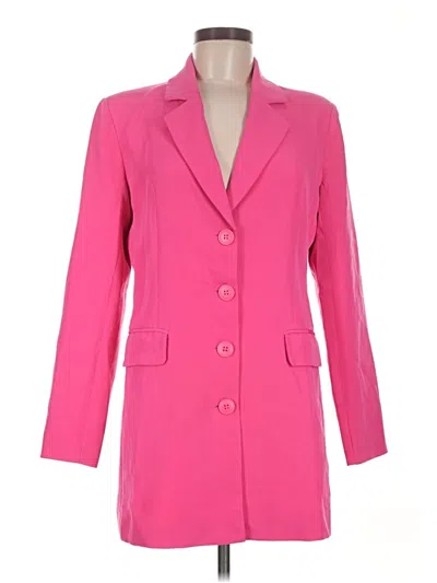 Pre-owned Assorted Brands Blazer Jacket In Pink