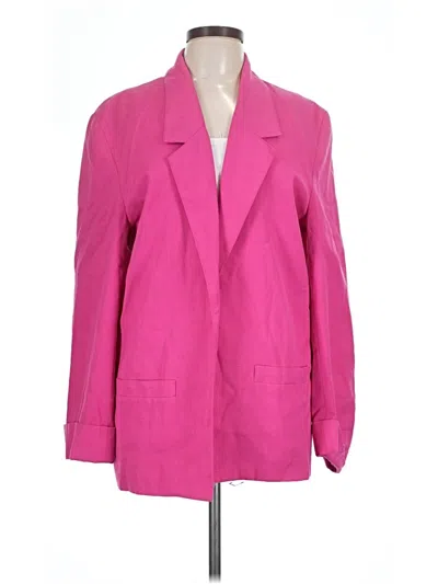 Pre-owned Assorted Brands Blazer Jacket In Pink