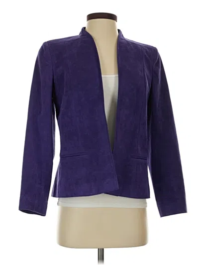Pre-owned Assorted Brands Blazer Jacket In Purple