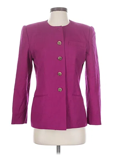 Pre-owned Assorted Brands Blazer Jacket In Purple