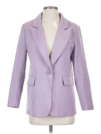 Pre-owned Assorted Brands Blazer Jacket In Purple