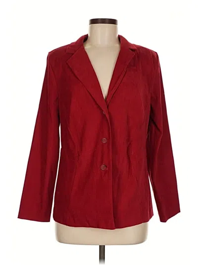 Pre-owned Assorted Brands Blazer Jacket In Red