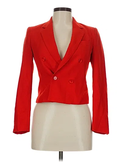 Pre-owned Assorted Brands Blazer Jacket In Red