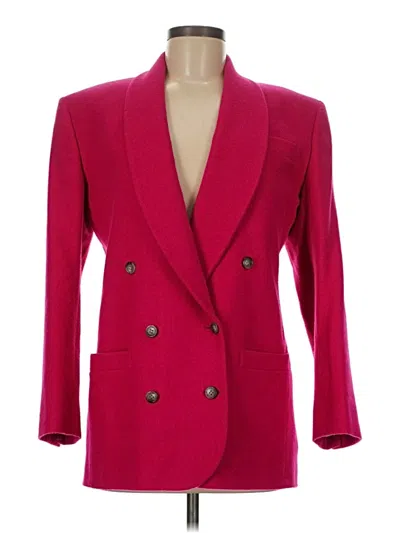 Pre-owned Assorted Brands Blazer Jacket In Red