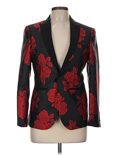 Pre-owned Assorted Brands Blazer Jacket In Red