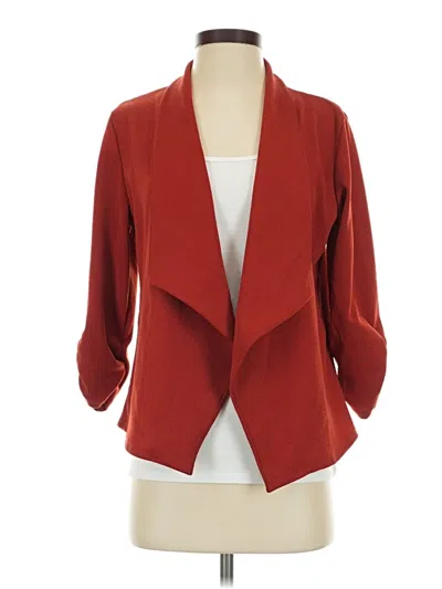 Pre-owned Assorted Brands Blazer Jacket In Red