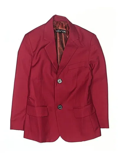 Pre-owned Assorted Brands Kids' Blazer Jacket In Red